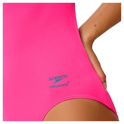 Купальник слитный Speedo темно-розовый