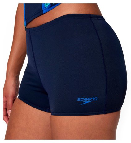 Купальник слитный Speedo темно-синий, светло-зеленый