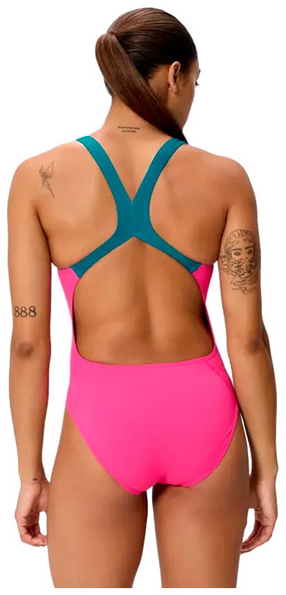 Купальник слитный Speedo темно-розовый