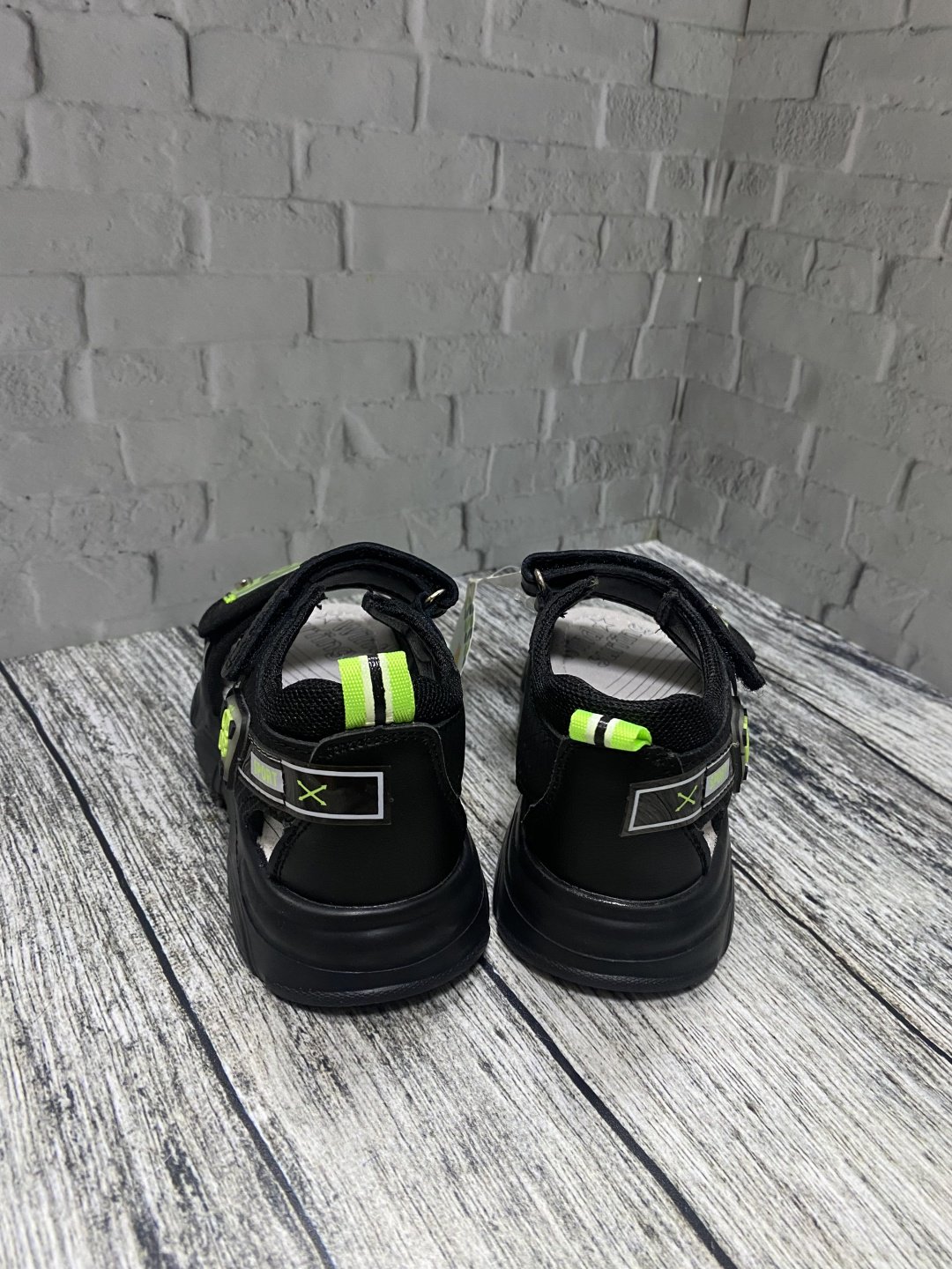 Сандалии Tom.m зеленый, черный купить,NaN