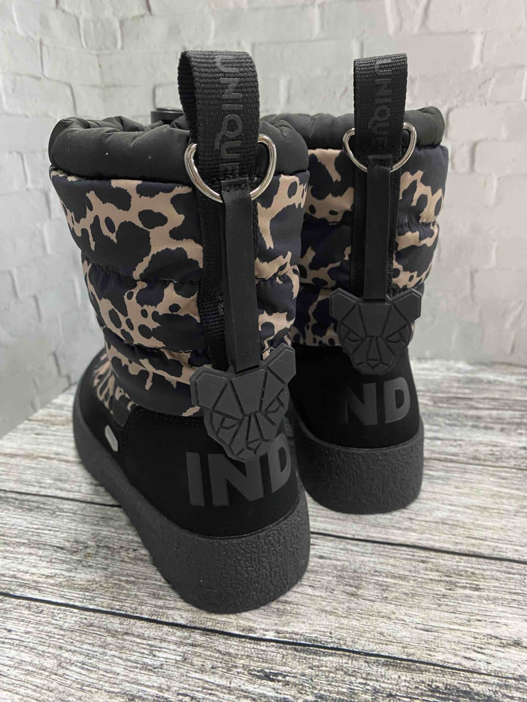 Сапоги Indigo Kids коричневый, черный купить,NaN