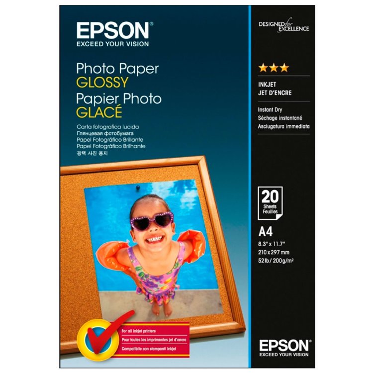 Фотобумага Epson C13S042538 Glossy A4 купить,NaN
