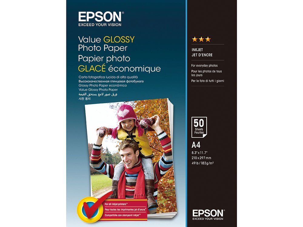 Фотобумага Epson C13S400036 Value Glossy A4  купить,NaN