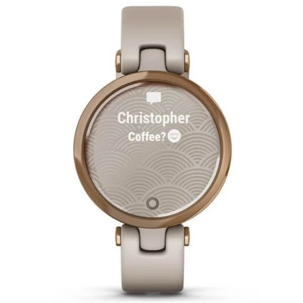 Смарт-часы Garmin Lily Sport 010-02384-11 24.5мм Rose Gold Light Sand Светло-бежевые