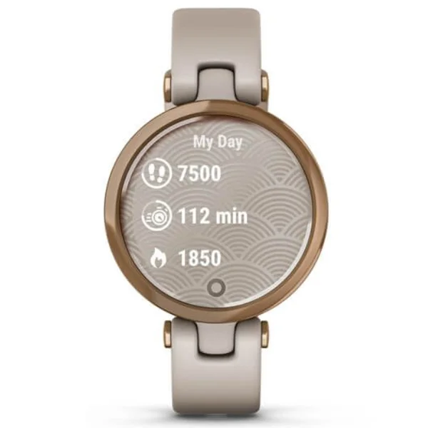 Смарт-часы Garmin Lily Sport 010-02384-11 24.5мм Rose Gold Light Sand Светло-бежевые купить,NaN