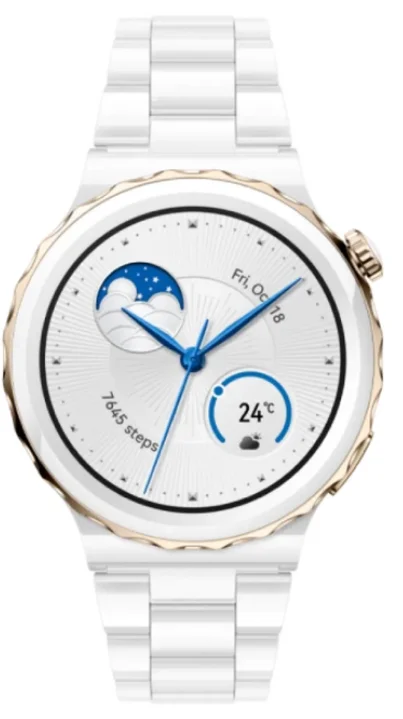 Смарт-часы Huawei Watch GT3 Pro 42mm FRG-B19/Frigga-B19T White Ceramic Strap керамика белые