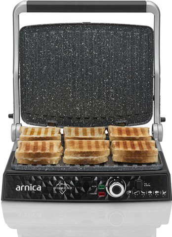Электрогриль Arnica Diamond Sandwich Maker Mint зеленый купить,0