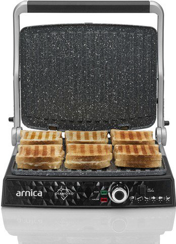 Электрогриль Arnica Diamond Sandwich Maker Mint зеленый купить,54270
