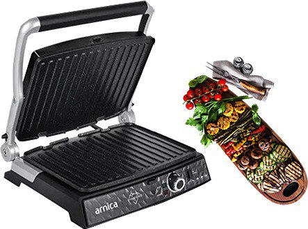Электрогриль Arnica Diamond Sandwich Maker Mint зеленый купить,0
