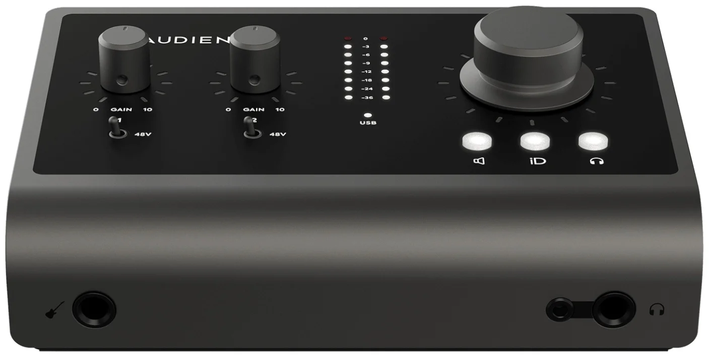 Внешняя звуковая карта Audient ID14 MKII Black - ForteMarket Внешняя звуковая карта Audient ID14 MKII Black купить,0