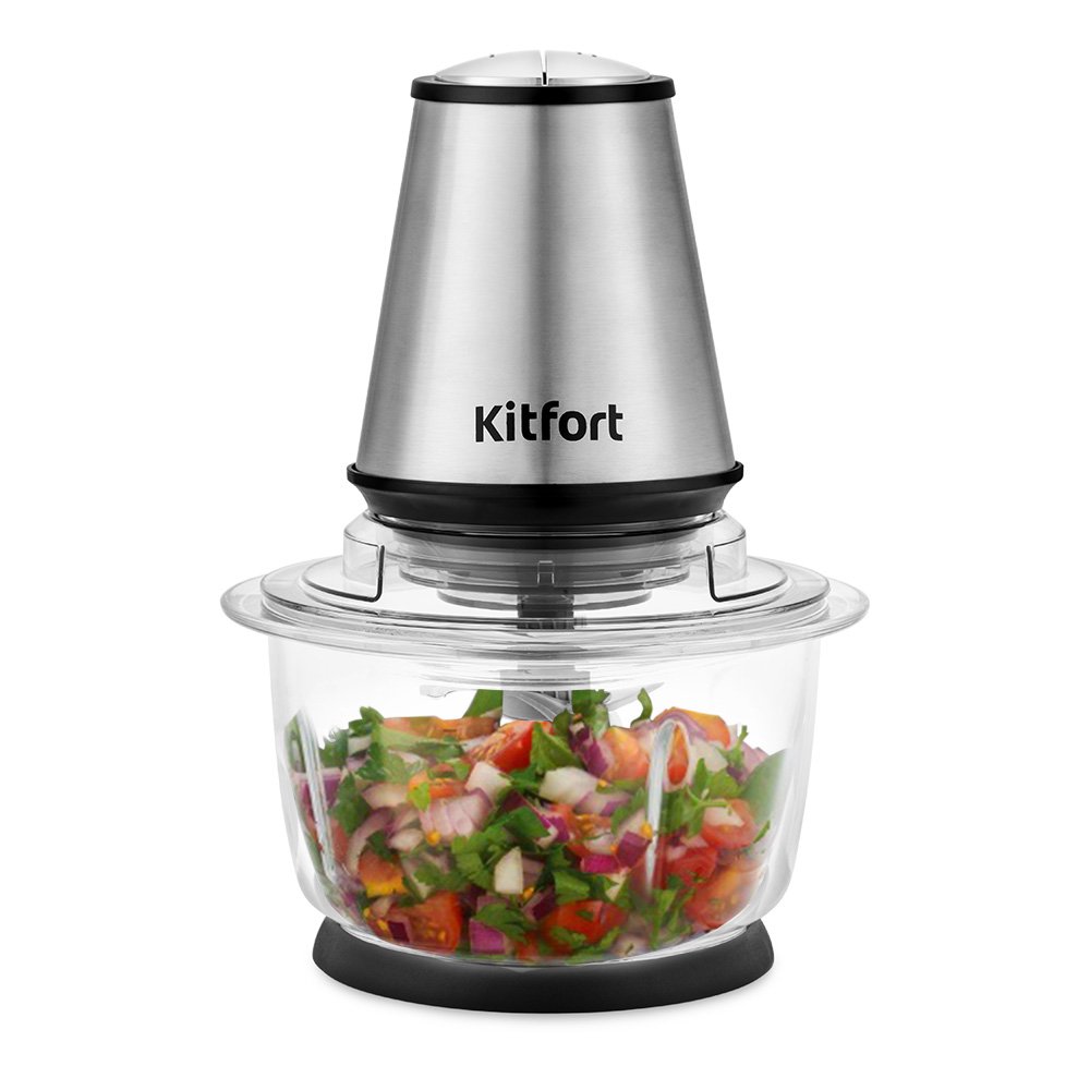 Измельчитель Kitfort КТ-1389 серебристый - ForteMarket Измельчитель Kitfort КТ-1389 серебристый купить,0