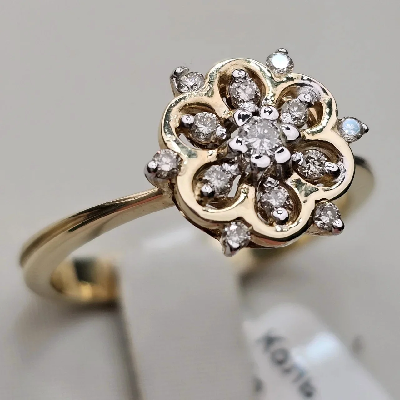 Кольцо Deimantas 115122004 17,5р 0,31ct. купить,NaN