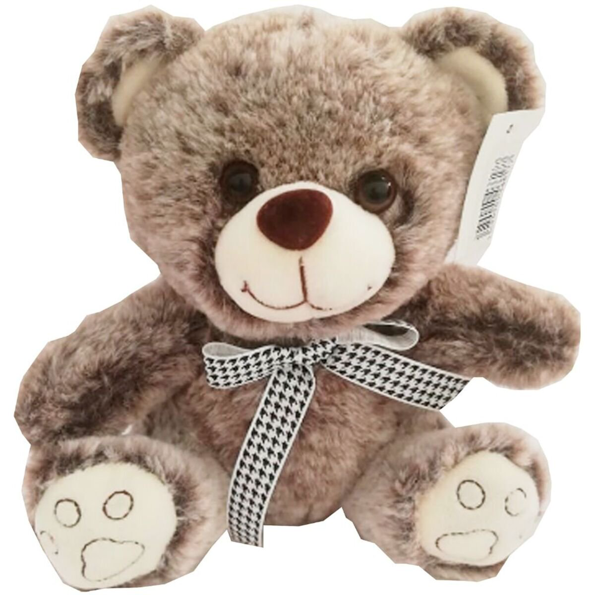 Мягкая игрушка Bulu-Xiong Plush Медвежонок с бантиком бело-коричневый 20см купить,NaN