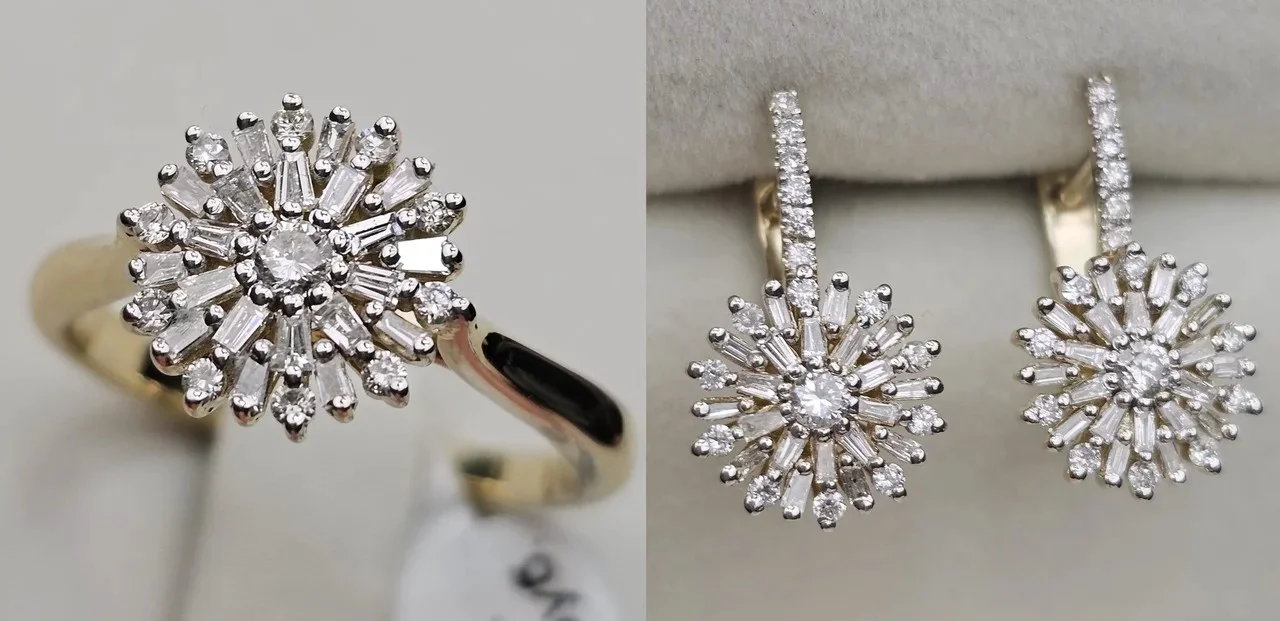 Комплект Deimantas 115190713 17,5р 0,15ct 0,34ct. купить,NaN