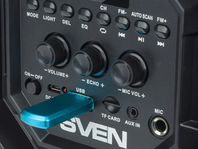 Портативная колонка Sven PS-550 36Вт Black купить,NaN