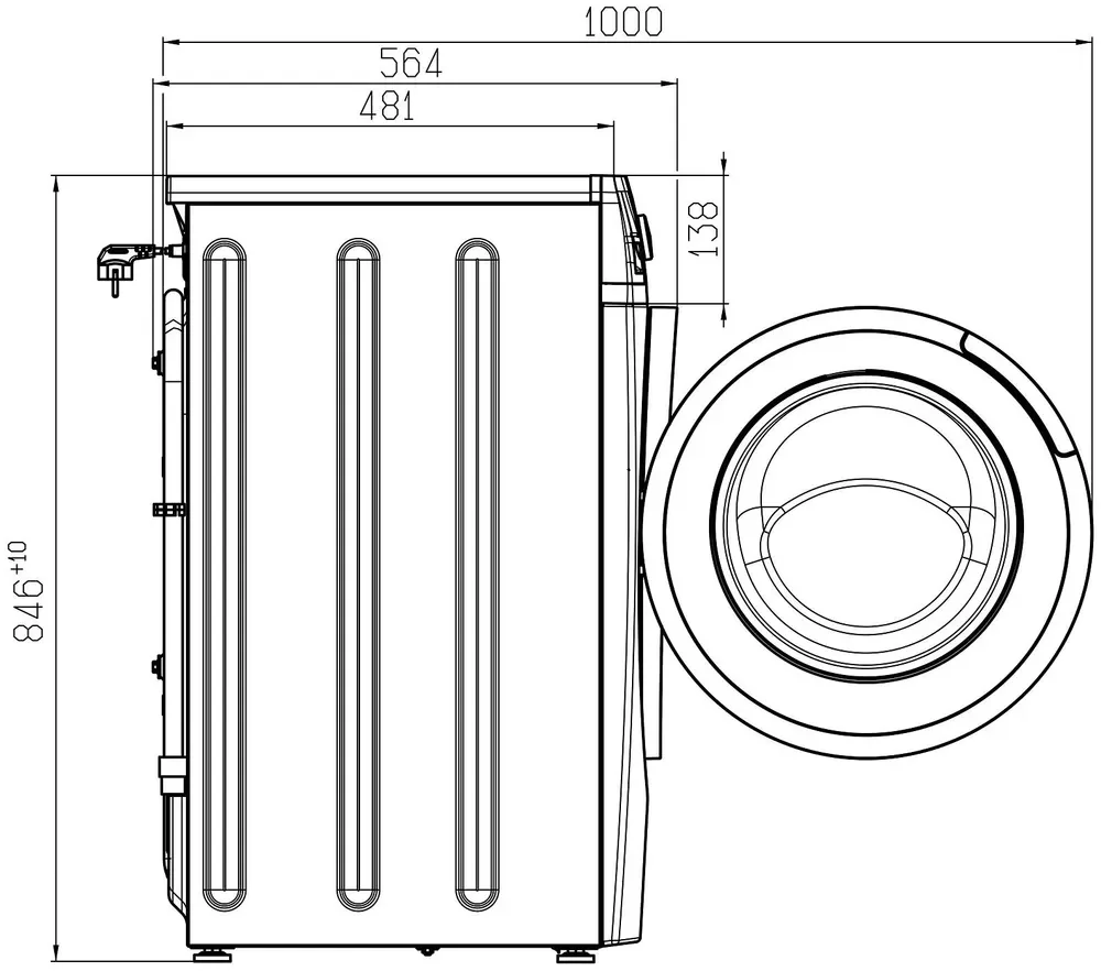 Стиральная машина Atlant СМА 80C1214-01 белая купить,0