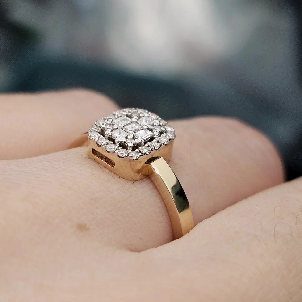 Кольцо Deimantas 115121818 17р 0,16ct. купить,NaN