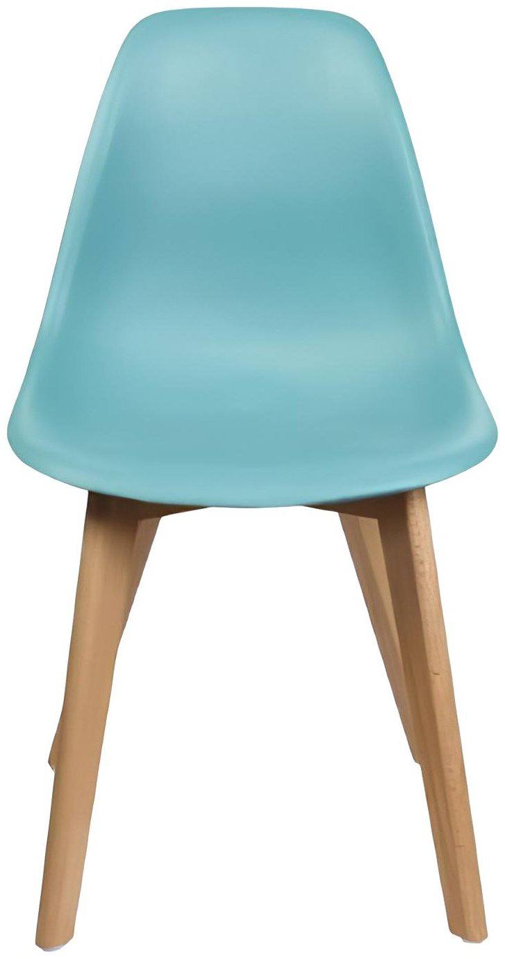 Стул S-0201CK, пластик, 38x37x56 см, бирюзовый купить,NaN