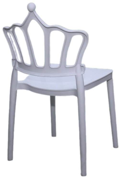 Стул S-0150CK, пластик, 32x29x36 см, белый купить,NaN