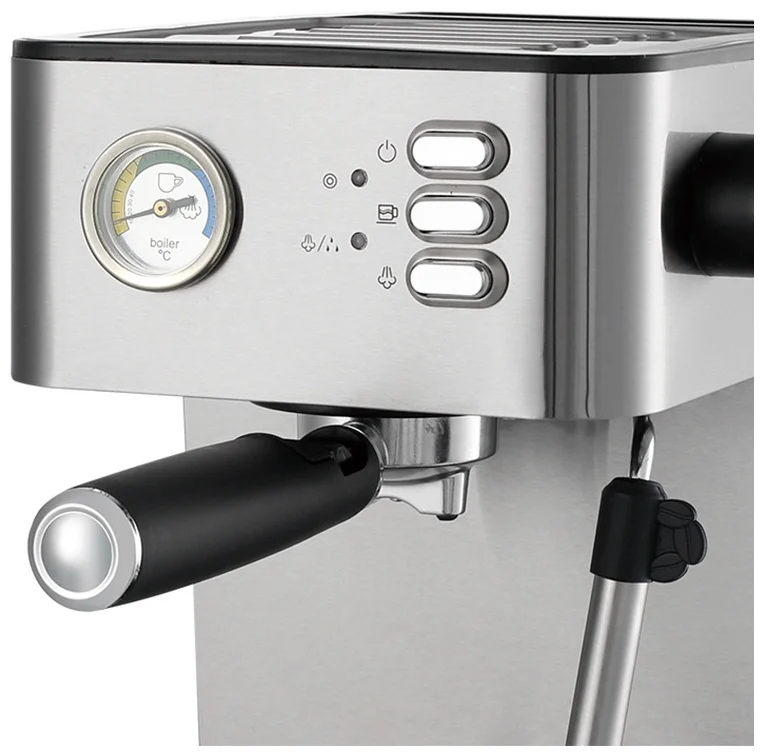 Кофемашина Haley HY-2801 серебристая - ForteMarket Кофемашина Haley HY-2801 серебристая купить,0