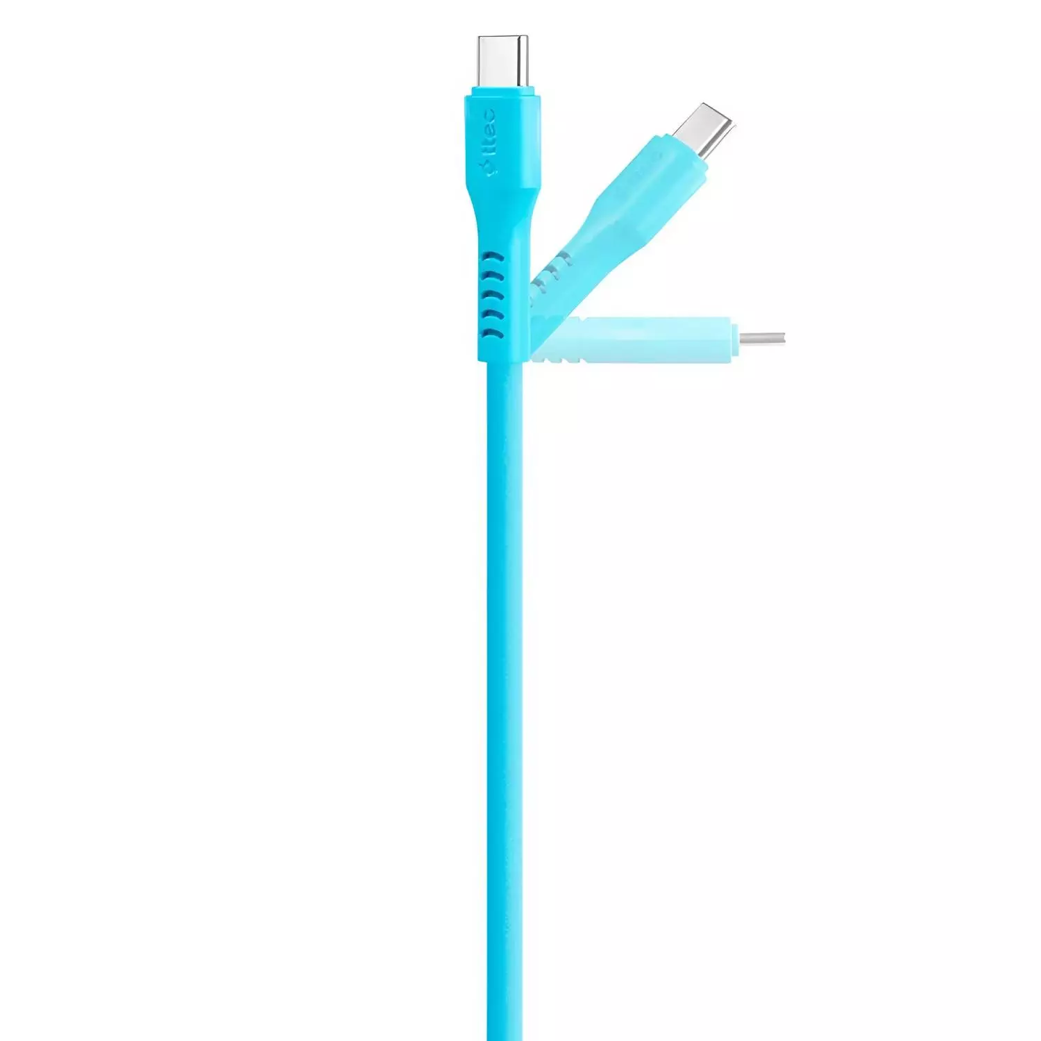 Кабель для телефона TTEC USB-C-USB-C 60W PD/QC Fast Charging/Data Cable 120 cm Neon Blue купить,3990