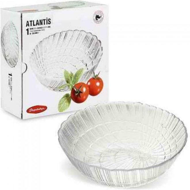 Салатник Pasabahce Atlantis 1 шт, стекло, 27х27 см купить,NaN