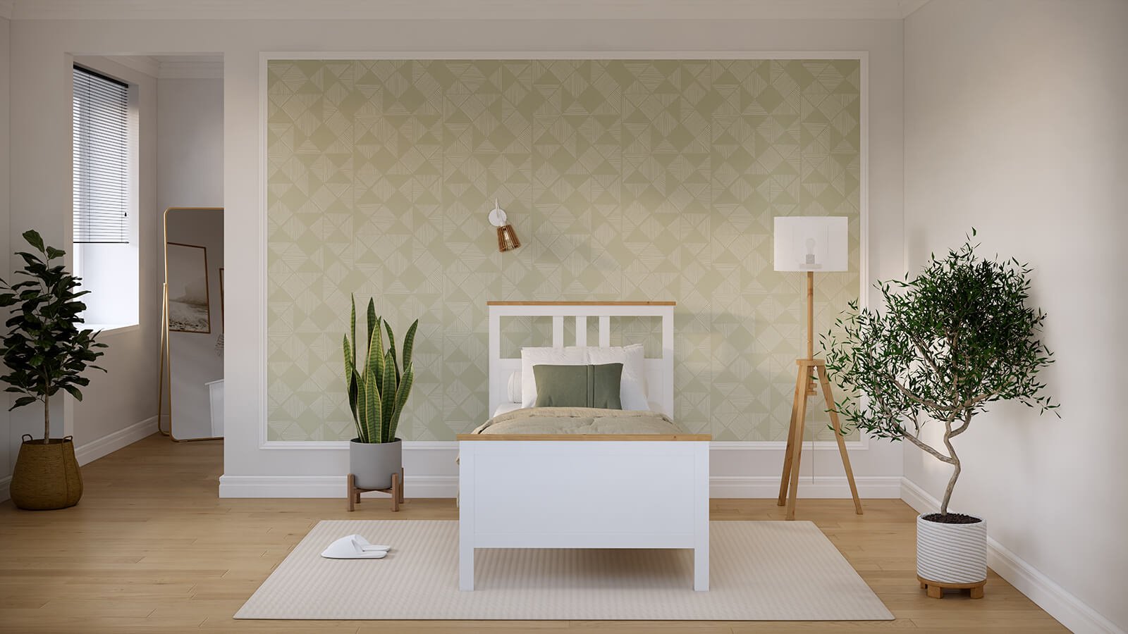 Кровать подростковая Кымор, 100x200 см, белый купить,NaN