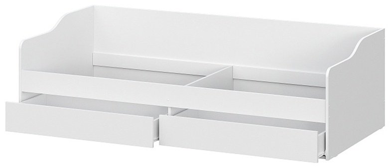Кровать подростковая КР 2, 90x200 см, белый купить,NaN
