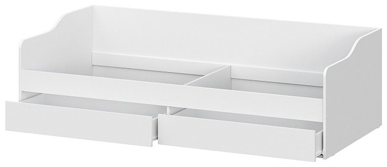 Кровать подростковая КР 2, 90x200 см, белый купить,NaN