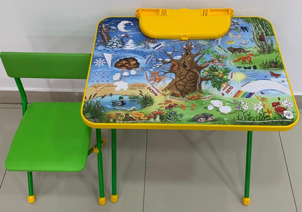 Nika КП2/7 комплект, 60x45x50, металл, ЛДСП, пластик, зеленый купить,NaN