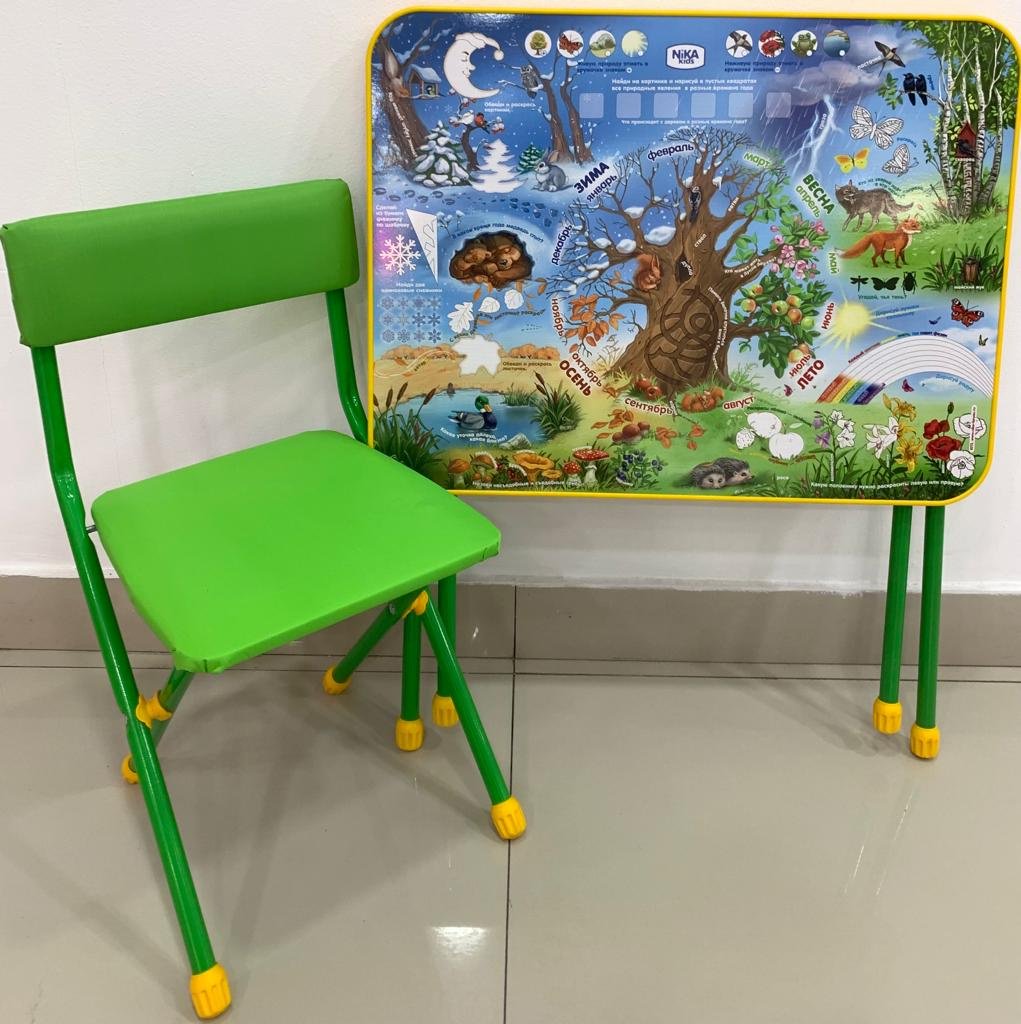 Nika КП2/7 комплект, 60x45x50, металл, ЛДСП, пластик, зеленый купить,NaN