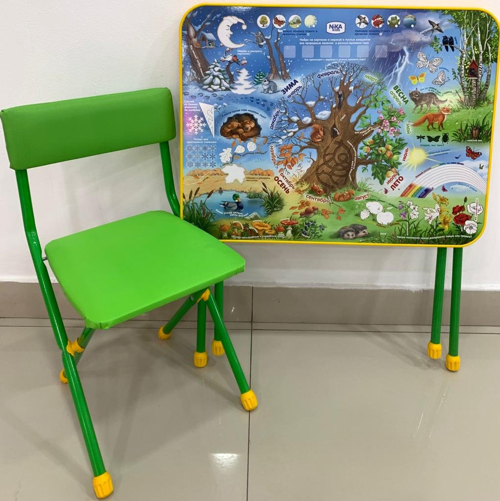Nika КП2/7 комплект, 60x45x50, металл, ЛДСП, пластик, зеленый купить,NaN