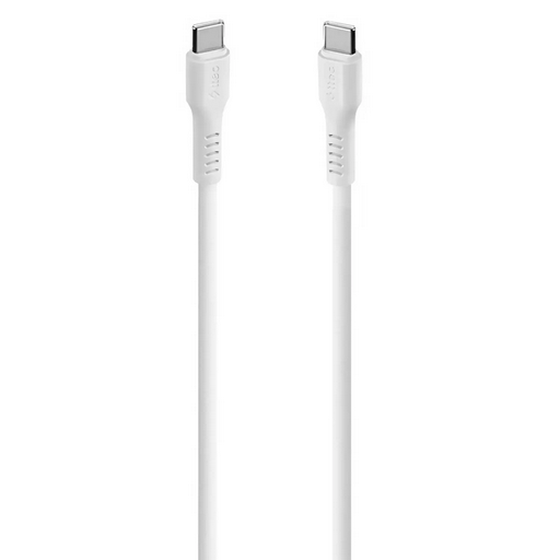 Кабель для телефона TTEC USB-C-USB-C 60W PD/QC Fast Charging/Data Cable 120 cm Neon White