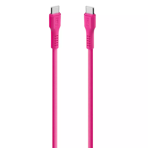 Кабель для телефона TTEC USB-C-USB-C 60W PD/QC Fast Charging/Data Cable 120 cm Neon Pink