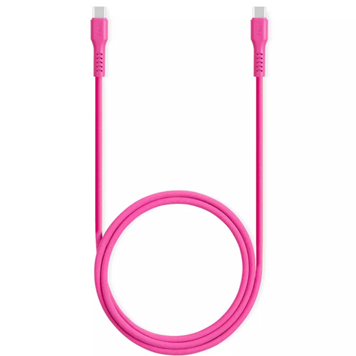 Кабель для телефона TTEC USB-C-USB-C 60W PD/QC Fast Charging/Data Cable 120 cm Neon Pink