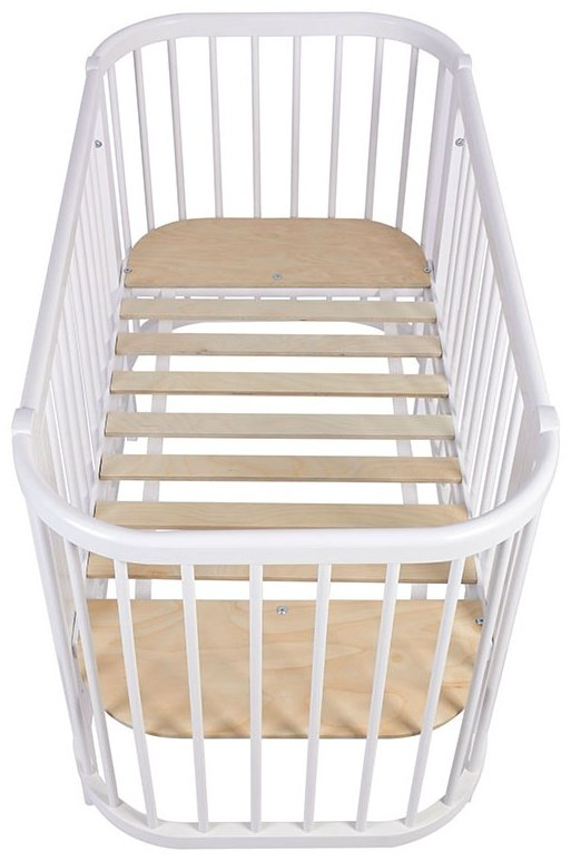 Детская кровать ZETA Polini kids Simple 350, 60x120 см, белый купить,NaN