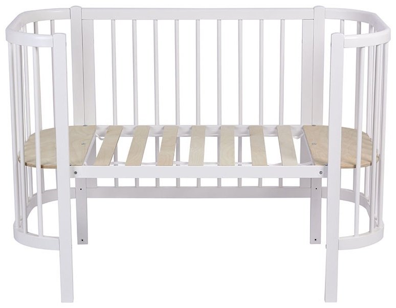 Детская кровать ZETA Polini kids Simple 350, 60x120 см, белый купить,NaN
