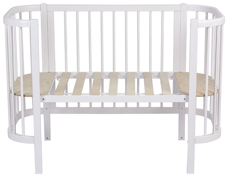 Детская кровать ZETA Polini kids Simple 350, 60x120 см, белый купить,NaN