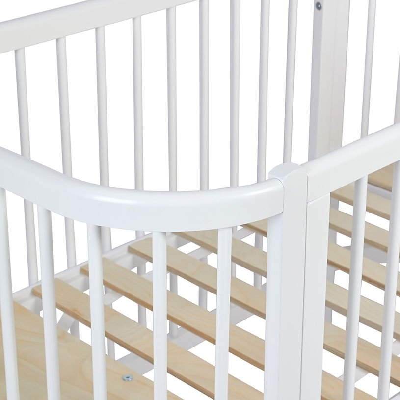 Детская кровать ZETA Polini kids Simple 350, 60x120 см, белый купить,NaN