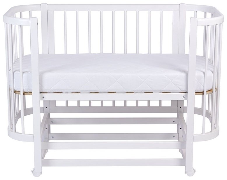 Детская кровать ZETA Polini kids Simple 350, 60x120 см, белый купить,NaN