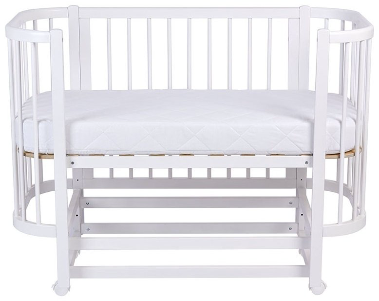 Детская кровать ZETA Polini kids Simple 350, 60x120 см, белый купить,NaN