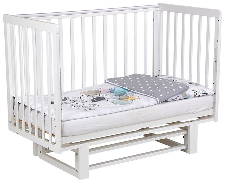 Детская кровать ZETA Polini kids Simple 341, 60x120 см, белый купить,NaN