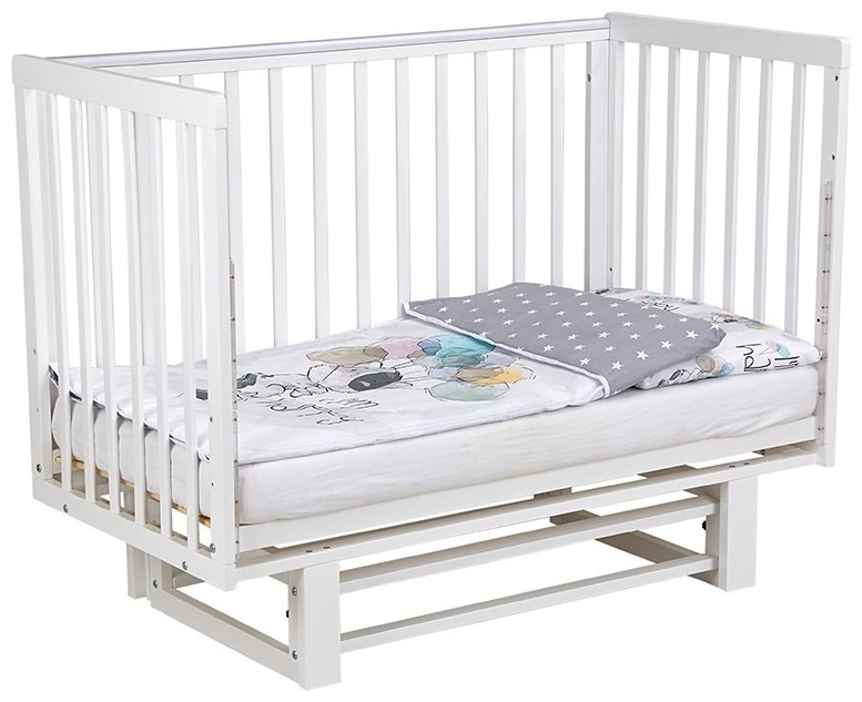 Детская кровать ZETA Polini kids Simple 341, 60x120 см, белый купить,NaN
