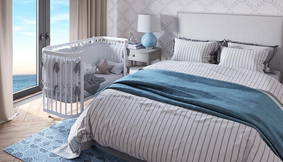 Детская кровать ZETA Polini kids Simple 350, 60x120 см, белый купить,NaN