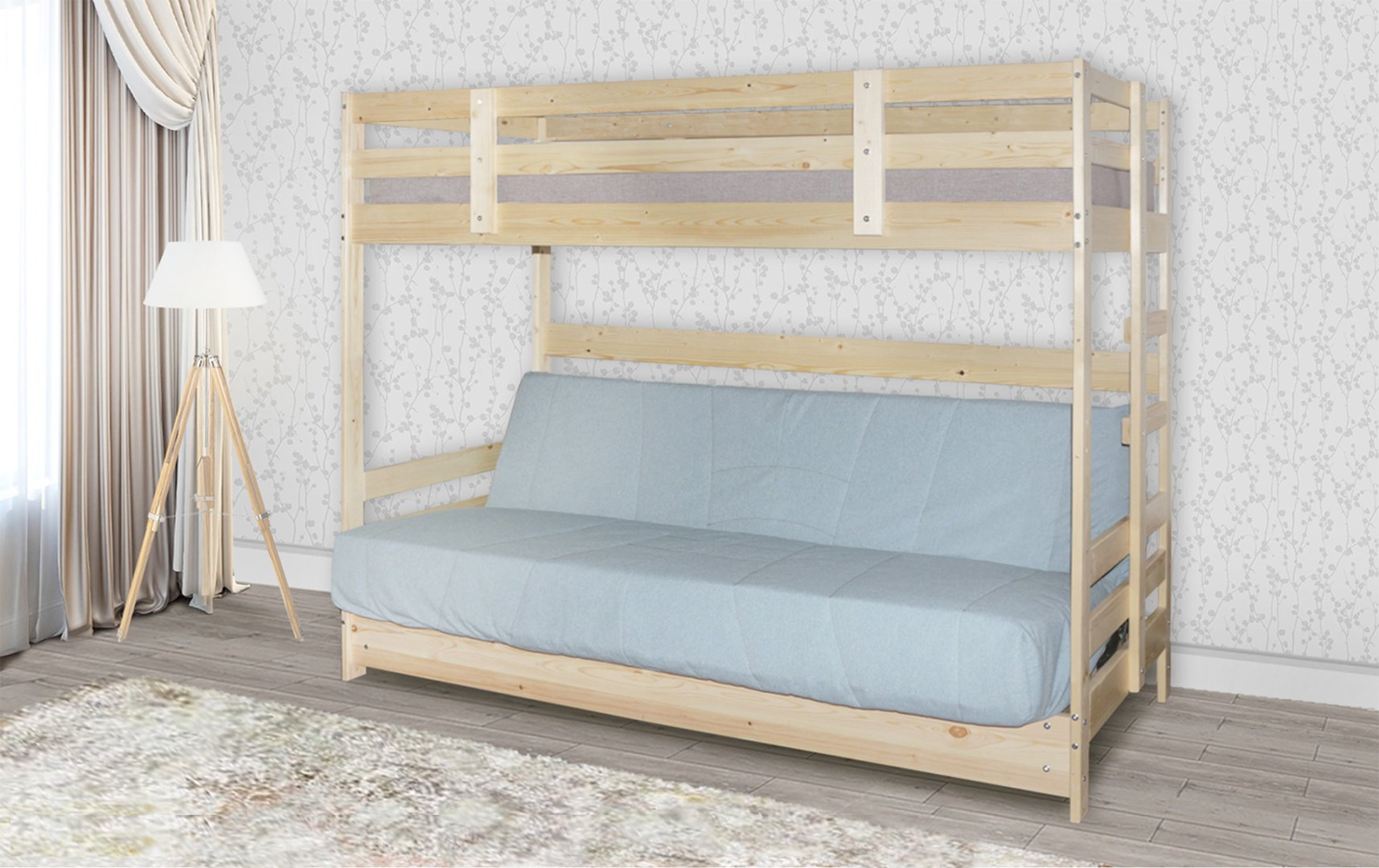 Детская кровать БОРОВИЧИ 94025-1, 75x180 см, бежевый купить,NaN