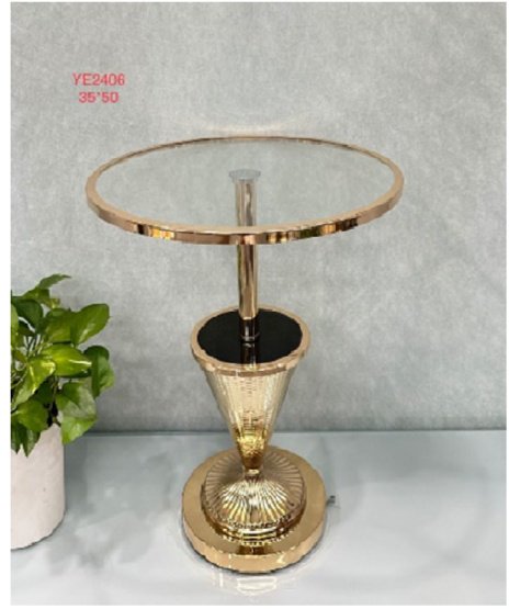 Журнальный столик ZETA YE2397, 35x35x50 см, золотой купить,NaN