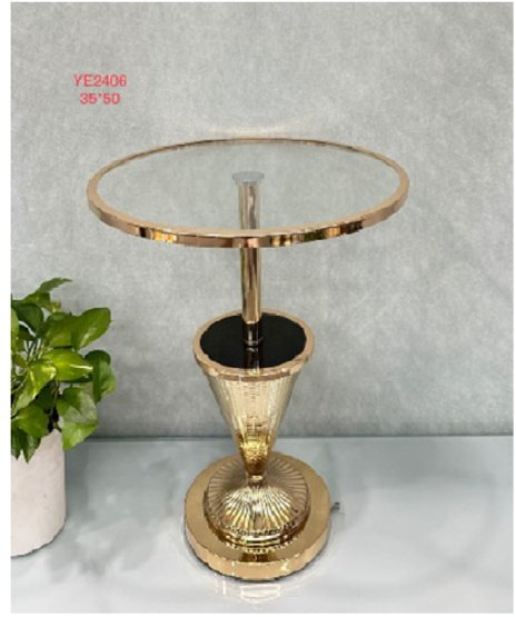 Журнальный столик ZETA YE2397, 35x35x50 см, золотой купить,NaN
