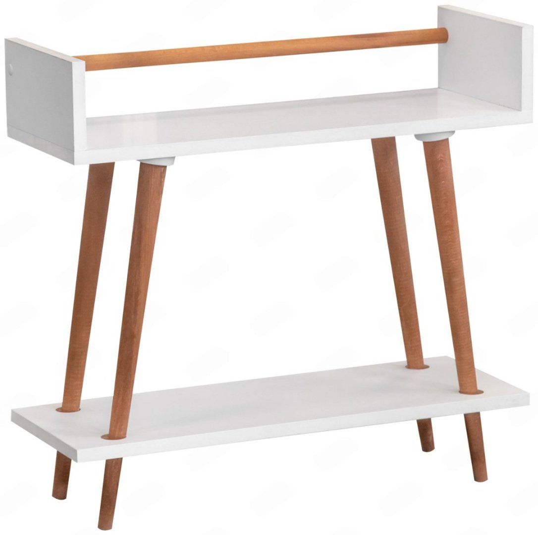Журнальный столик Zigon, 24x68x65 см, белый купить,NaN