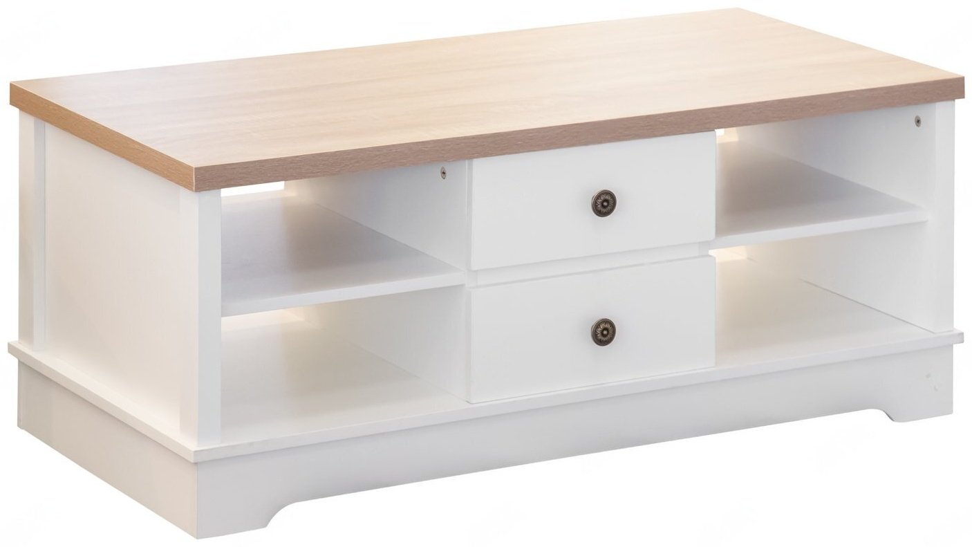 Журнальный столик ZT-CT1100-WOK, 55x110x44.5 см, белый купить,NaN