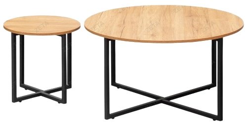 Стол классический CT8040, 80x80x43.5 см, коричневый, черный купить,NaN
